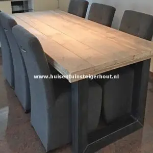 Steigerhouten Tafel U-Poot