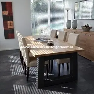 Steigerhouten Tafel Trapezium