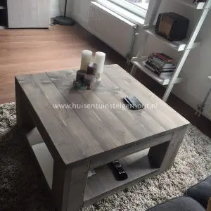 Steigerhouten Salontafel BLOK