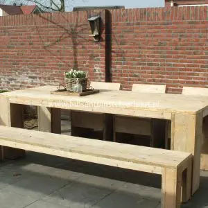 Steigerhouten Tuinset ALBA