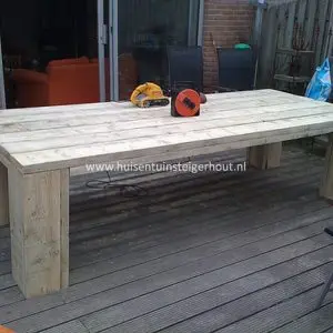 Steigerhouten Tafel BLOK