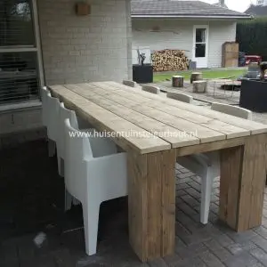 Steigerhouten Tafel BLOK