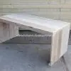 Steigerhouten Tafel U-Model