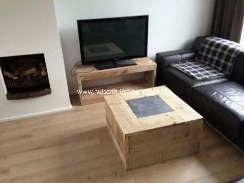 Steigerhouten Salontafel DELUXE