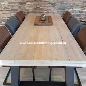 Steigerhouten Tafel U-Poot