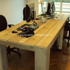 Steigerhouten Bureau BLOK